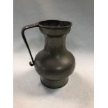 A late 17th or early 18th century STYLE pewter jug