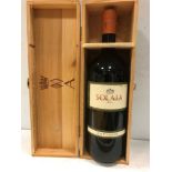 Antinori Solaia 1996, a magnum (150cl), in a wooden case