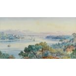 Mary K Ward (British, 19th Century) Views of the Bosphorus, Turkey one signed lower right "M K