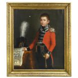 Charles Pierre Verhulst (Belgian, 1774-1820) Portrait of Christian Cortwright von Walterstorff (