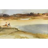 § Sir William Russell Flint, RA, PRWS, RSW (Scottish, 1880-1969) Moorland Pools signed lower left "W