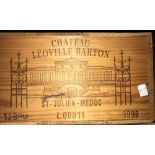 Chateau Leoville Barton, St Julien 2eme Cru 1998, 12 bottles in owc