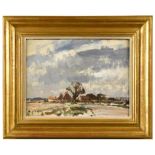 § Edward Seago, RWS, RBA (British, 1910-1974) A March Day, North Norfolk signed "Edward Seago" lower