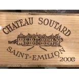 Chateau Soutard, St Emilion Grand Cru 2000, 12 bottles in owc