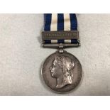 Victoria Egypt campaign medal with The Nile 1884-1885 clasp, named to 17828 Sapr. R.G.H. Davidge.