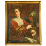 Follower of Elisabetta Sirani (Italian, 1638-1665) Judith and her handmaiden with the head of