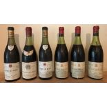 Various 1950s and 1960s red Burgundy including Romanee St Vivant 1964, Dom Marey-Monge,