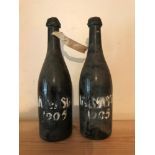 Madeira Malvesia 1905, (bottled 1956), 2 btls