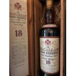 The Macallan Gran Reserva single malt whisky 18 years old, distilled 1980, bottled 1999, I btl in