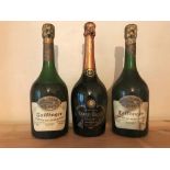 Wine Society: Deidesheimer Herrgottsacker 1969, 6 btls; Taittinger Comtes de Champagne blanc de