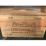 Chateau Lynch Bages, Pauillac 1998, 12 btls in owc