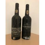 Fonseca vintage port 1977, 1 btl; 1985, 1 btl (2)