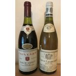 Clos de Vougeot Grand Cru, Faiveley 1988, 1 btl; Corton Charlemagne Grand Cru, Louis Jadot 1990, 1