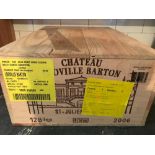 Chateau Leoville Barton, St Julien 2006, 12 btls in owc