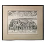 Seven engravings of Queens' College, Cambridge. David Loggan, Collegium Reginale, late 17th or early