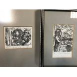 Richard Shirley Smith (b.1935), Two small wood engravings, both editions of 25, dated 1971,
