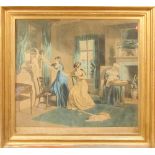 George and Henry Richter Come In; and Turn Out, coloured engravings (2) 42 x 46cm (16 x 18in) Some