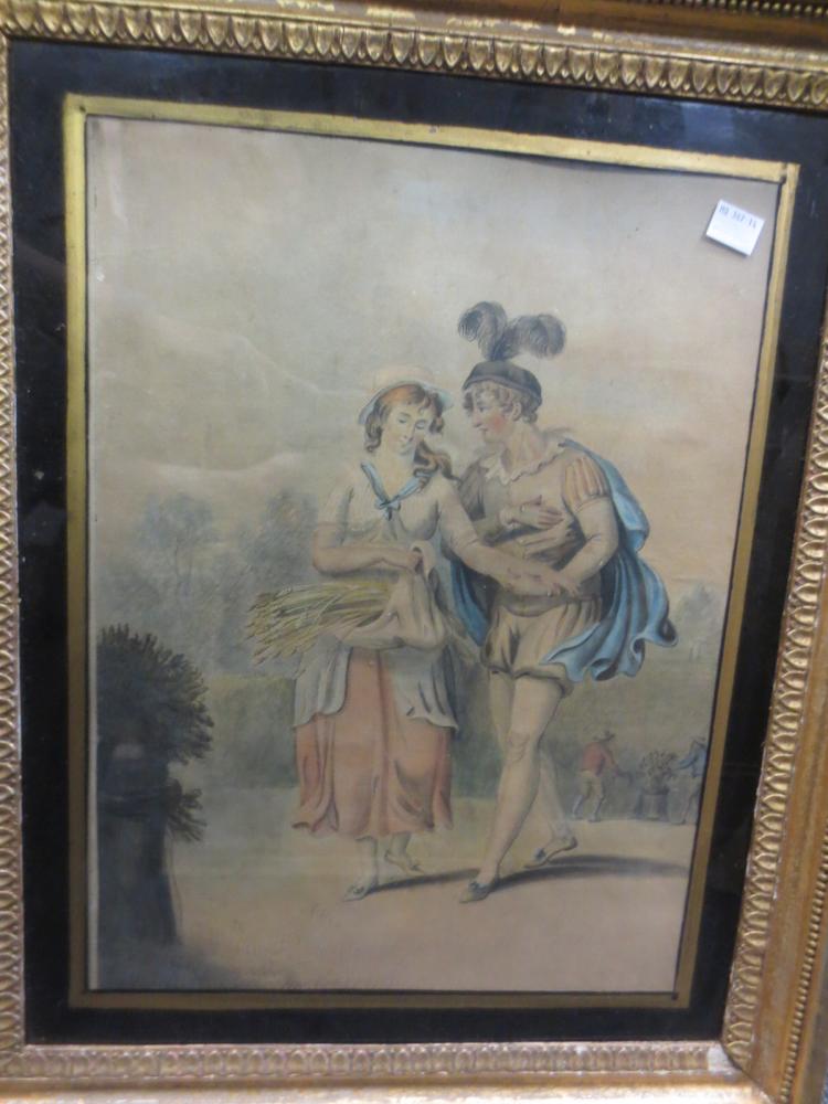 19th century, watercolour and pencil - Coriolanus, etc.