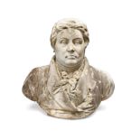 A marble bust that is likely to be Louis Philippe, the last King of France (1773 – 1850) carved