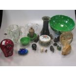 A quantity of ceramics and glass