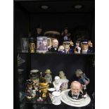 A quantity of Winston Churchill ceramics and other memorabilia