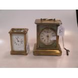 Two carriage clocks (2)
