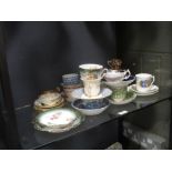 A collection of cups and saucers