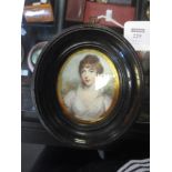 A portrait miniature of Janet, Lady Strange (d.1799), daughter of Sir Robert Anstruther of