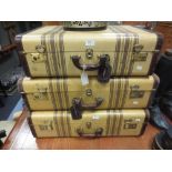 A set of travelling cases