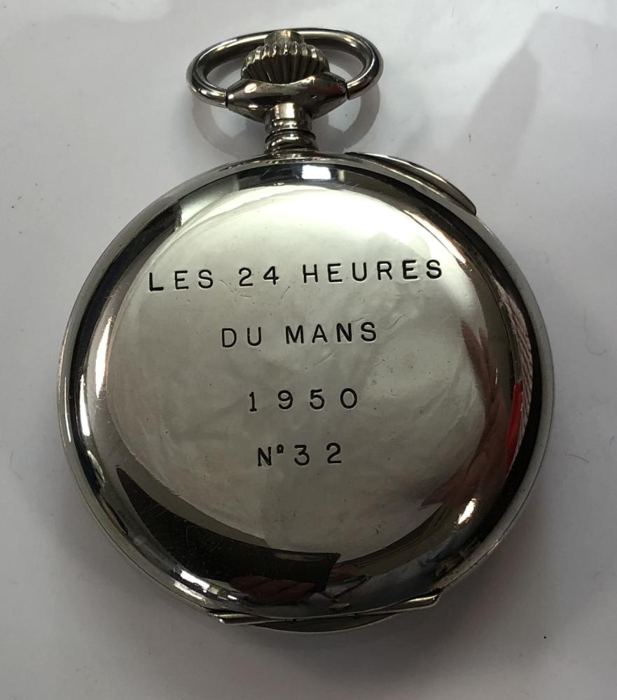 Lip - An open faced pocket watch / chronograph / tachymeter, according to the inscription on the - Image 4 of 8