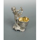 A Victorian silver novelty salt in the manner of Paul Storr, by Charles Thomas Fox & George Fox,