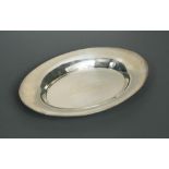 A 20th century Italian metalwares silver platter, by Romeo Miracoli & Figlio SRL, Milano, of plain