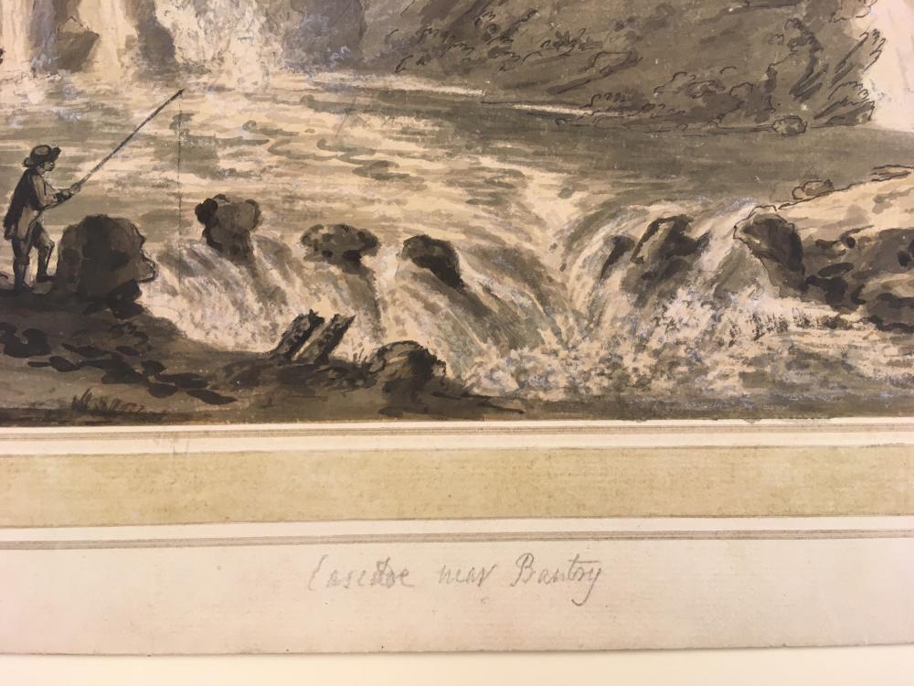 Attributed to Coplestone Warre Bamfylde (British, 1720-1791) Cascade near Bantry, County Cork, - Image 6 of 20