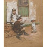 Richard Henry Brock (British, 1871–1943) 'Beg' pastel on paper, unframed 31 x 25cm (12 x 10in) Other