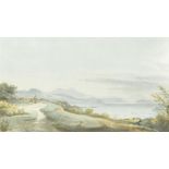 The Reverend Thomas Smith (British, circa 1780-1824), View of Lake Maggiore, Italy, watercolour,