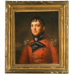 Continental School, 19th Century Portrait of a British Major General, head and shoulders, in