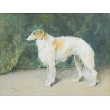 § Arthur Wardle, RI (British, 1864-1949) A Borzoi signed lower left "Arthur / Wardle" watercolour 14