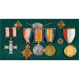 A first world war Military Cross group of four medals, to 2nd Lieutenant Clifford Wortley Caswell,