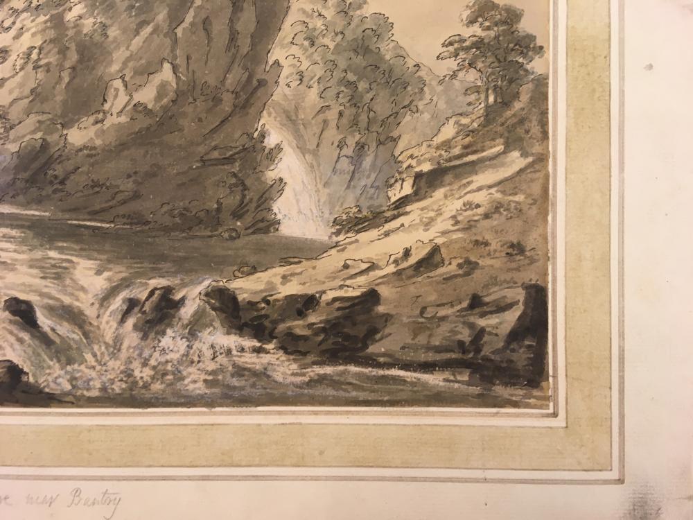Attributed to Coplestone Warre Bamfylde (British, 1720-1791) Cascade near Bantry, County Cork, - Image 9 of 20
