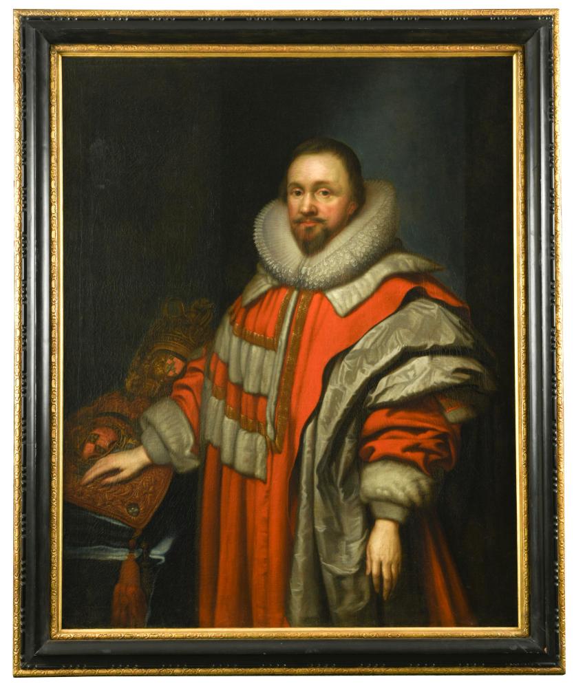 Studio of Cornelius Johnson, 17th Century Portrait of Sir Thomas Coventry, 1st Baron Coventry of