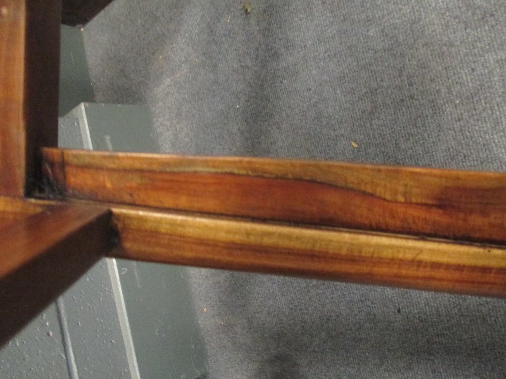 A 20th century Chinese Huanghuali wood Front left leg inner panel is split Knocks to extremeties - Image 7 of 9