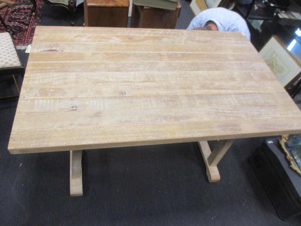 An Arts and Crafts refectory table - Image 2 of 2