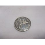 A Russian 1993 25 Roubel silver medallion, ballet-related