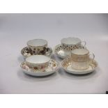 A collection of English porcelain to include a Swansea imari plate, a Derby plate, a Chamberlains