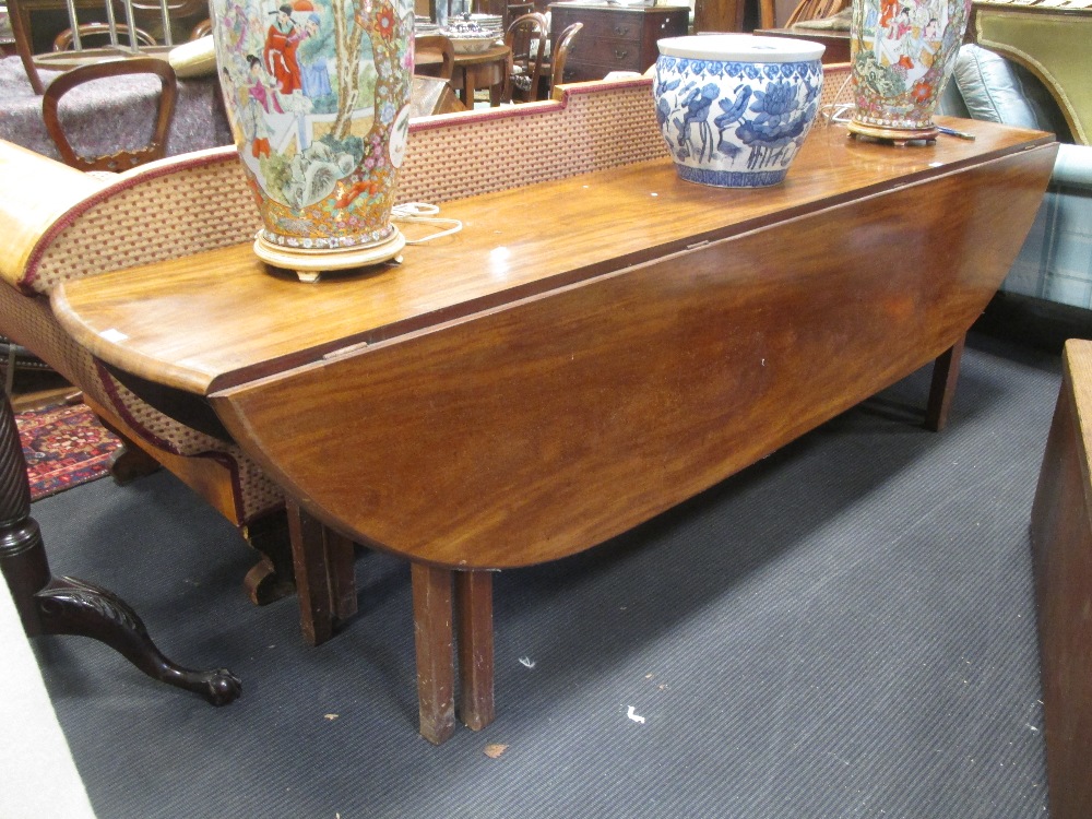 A 19th century mahogany wake table