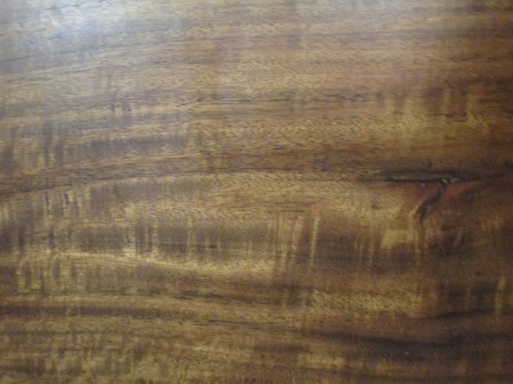 A 20th century Chinese Huanghuali wood Front left leg inner panel is split Knocks to extremeties - Image 4 of 9