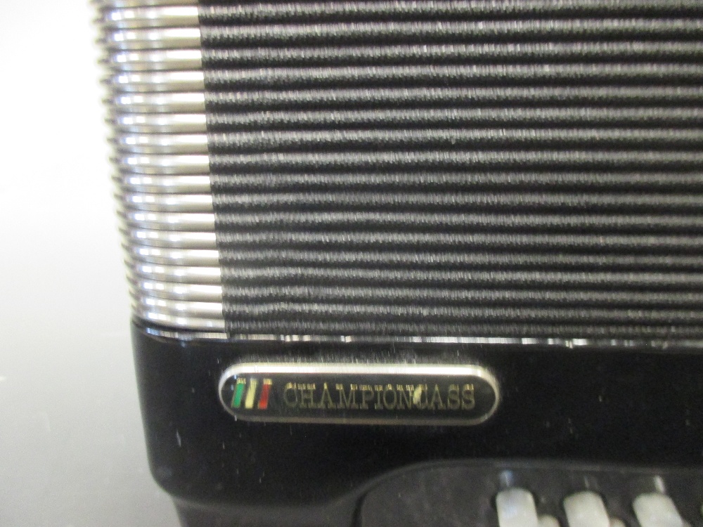 A Bugari Champion Cass accordion, castelfidardo armando, with original case - Image 3 of 6