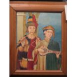 Verena Vickers (British, 20th Century), Capulet Minstrels - oil on board