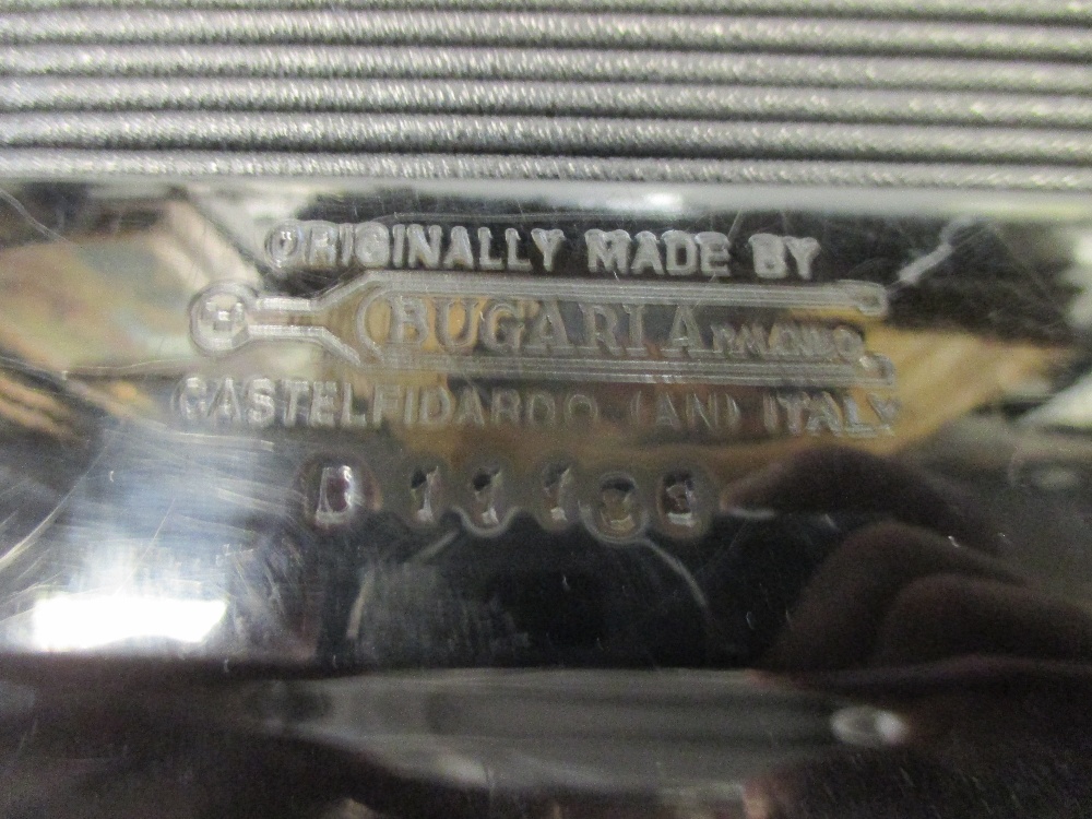 A Bugari Champion Cass accordion, castelfidardo armando, with original case - Image 6 of 6