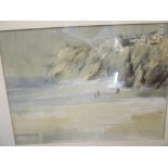 John Carter, Beach Scenes, a pair of watercolours, signed and dated '83